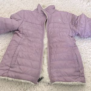 North face girls median reversible coat